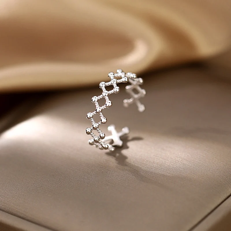 

925 sterling silver ring female niche design ins index finger ring 2021 new trendy cold ring