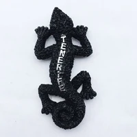 qiqipp magnetic refrigerator gift for tourist souvenirs of tenerife lizard in canary islands spain