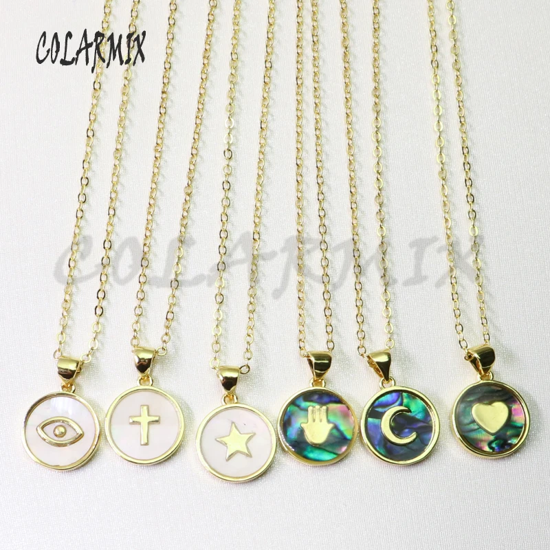 Очаровательное ожерелье из ракушек с морскими ушами модные ювелирные изделия