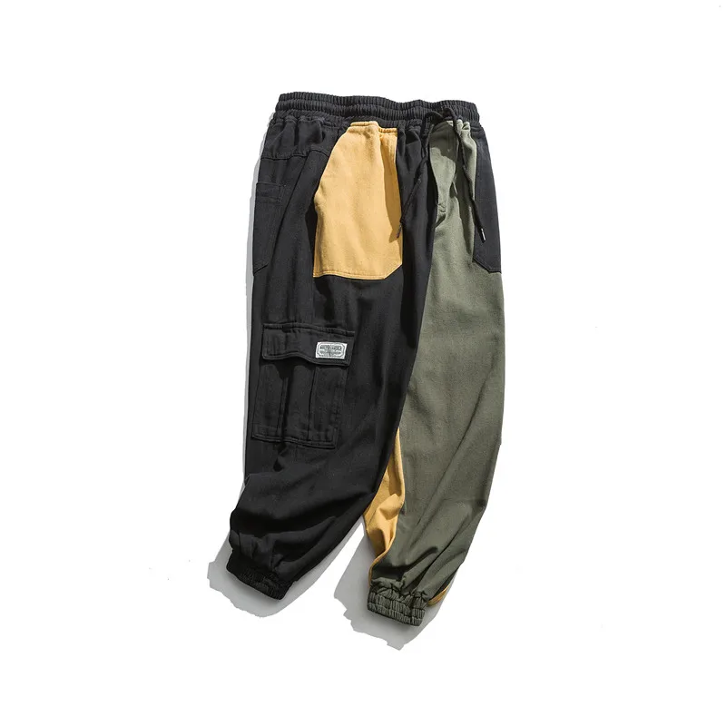 Модные штаны в стиле хип-хоп с вышивкой 2019 уличная одежда Корейском для бега Harajuku