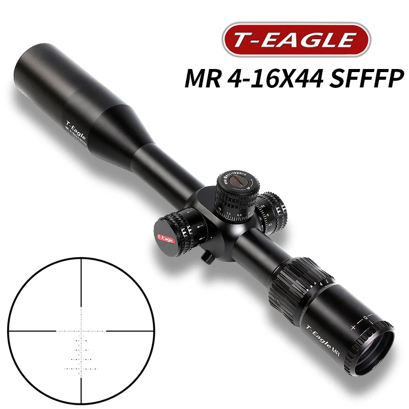 T-EAGLE MR 4-16X44 FFP компактный прицел охотничий оптический прицел снайперский тактический пистолет прицел подходит. 308win для PCP