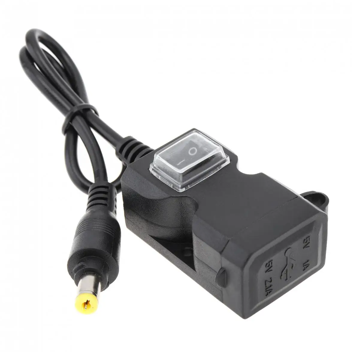 Двойной USB порт 12 в водонепроницаемый мотоцикл руль зарядное устройство 5 В 1A/2.1A адаптер питания Разъем для мобильного телефона