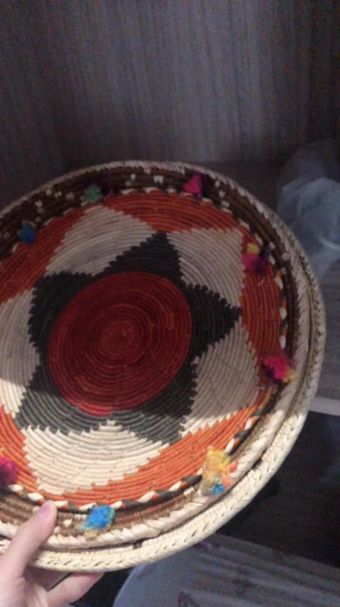 Настенные тарелки ручной работы подвесные украшения фруктовая тарелка