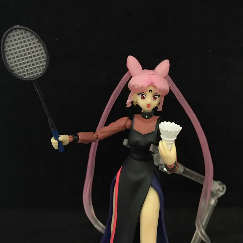 

SHF Black Lady SAILOR MOON BJD Collection Action Figure Toys 15cm