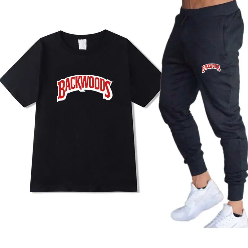 

Fashion Men's Set Korean Style Autumn Winter Elastic Waist Trousers+Long sleeve Pullover Sweatshirt Set Casual Men Clothing Set