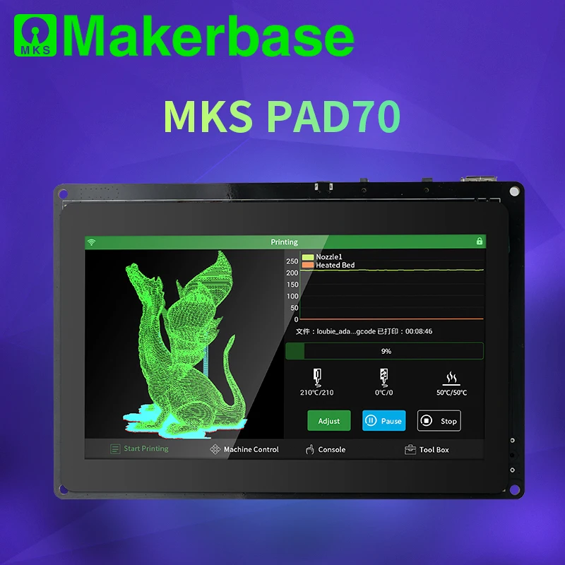 Makerbase MKS Pad7 емкостный умный дисплей 7 0 дюймов Android Pad 3D принтер запчасти gcode