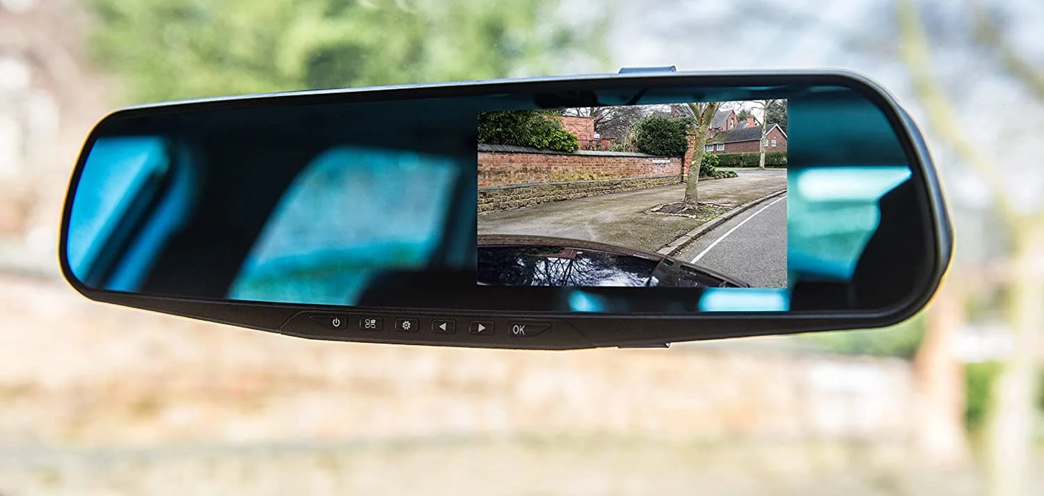 

Co-Pilot CPDVR3 1080P Full HD LCD Rear-View Mirror Car Video Recorder Dual 4.3