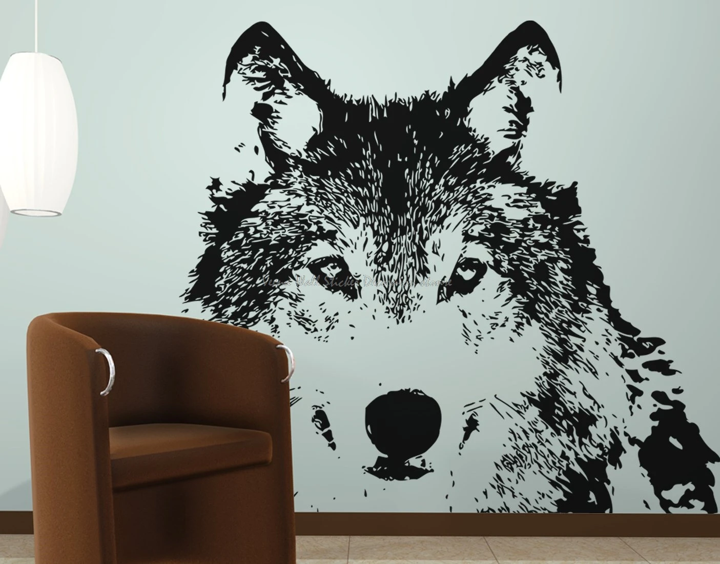 

Wolf Head Totem Decoration Vinyl Wall Sticker Bohemian Home Living Room Bedroom Art Deco Sticker Mural Wallpaper Kids Room Gift