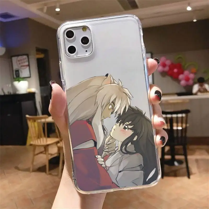 

Anime Inuyasha Higurash Japan Phone Case Transparent soft For iphone 5 5s 5c se 6 6s 7 8 11 12 plus mini x xs xr pro max