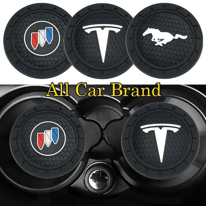 

1pcs Car Coaster Cup Mat Non-slip Pad Auto Goods for Citroens Logo C1 C3 C4 C5 C6 C-ELYSEE VTS Picasso Cross Cactus C4L DS3 DS5