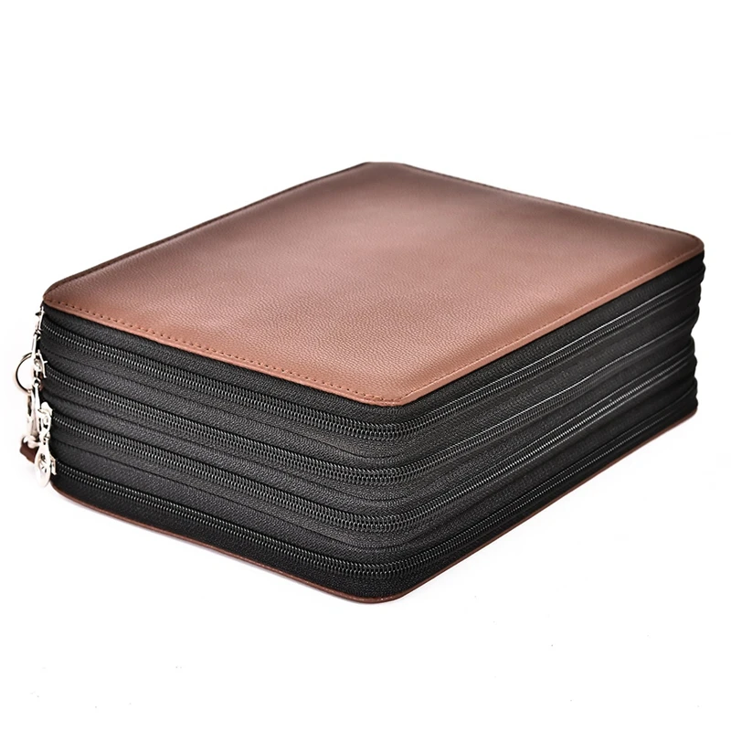 

184 Hole Art Storage Pencil Case Multicolor Sketch Pen Color Lead Large Capacity Pencil Case Folding Pen Bag