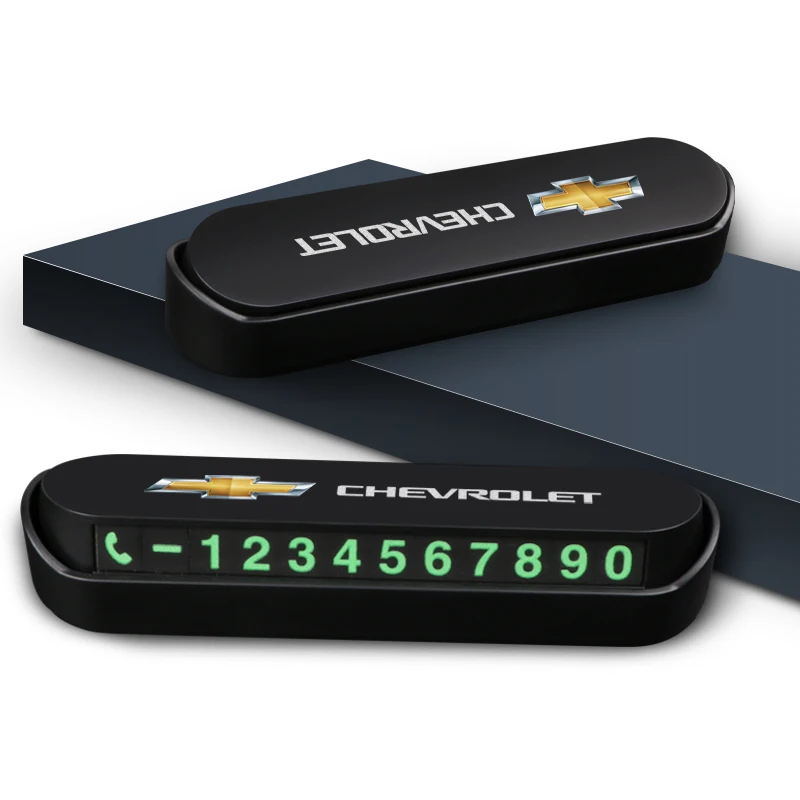 Светящаяся парковочная карта наклейка с номером телефона пластина для карты