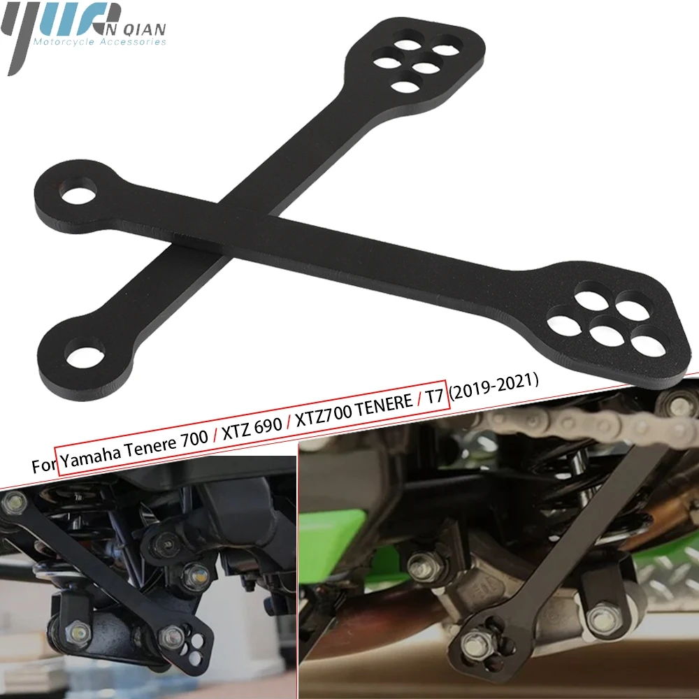 

Motorcycle Linkage Lowering Link Kit Rear Suspension Cushion Drop Connecting For Yamaha Tenere 700 XTZ 690 XTZ700 T7 2019-2021