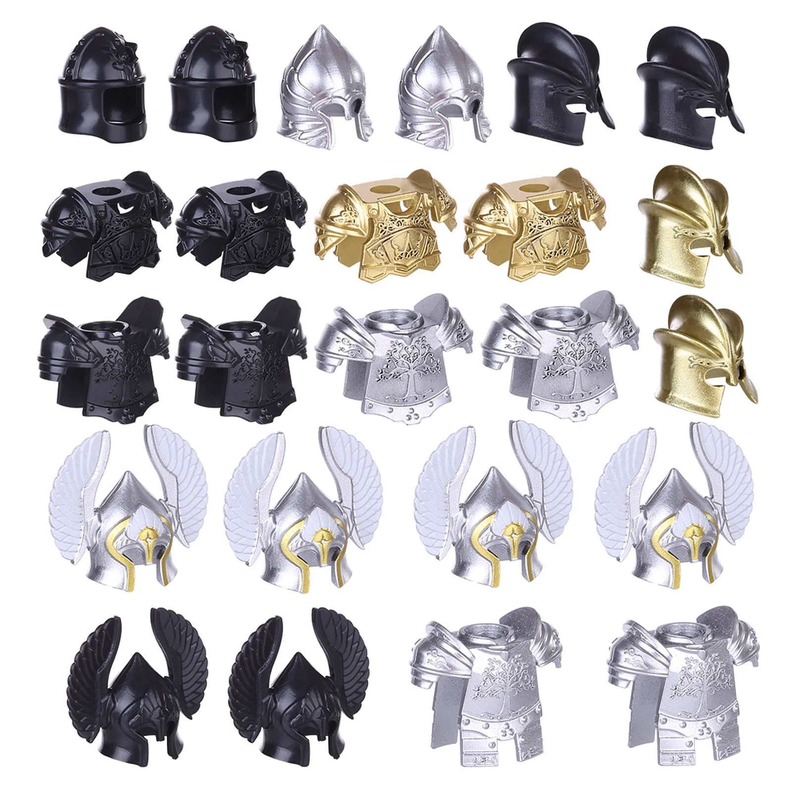 

Modiker Ancient Greek Ancient Roman Style Building Block Figure Weapon Armor Kit