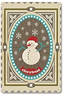 

Art Metal Retro tin Sign Merry Christmas. Suitable for Cafe Garage Bar Club Etc Decoration Product Size:8 x 12in (20 x 30cm).