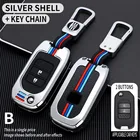 Чехол для автомобильного ключа из цинкового сплава, чехол для Honda Civic CR-V Accord Jade Crider Odyssey 2015 - 2018 2 3, защитный откидной ключ