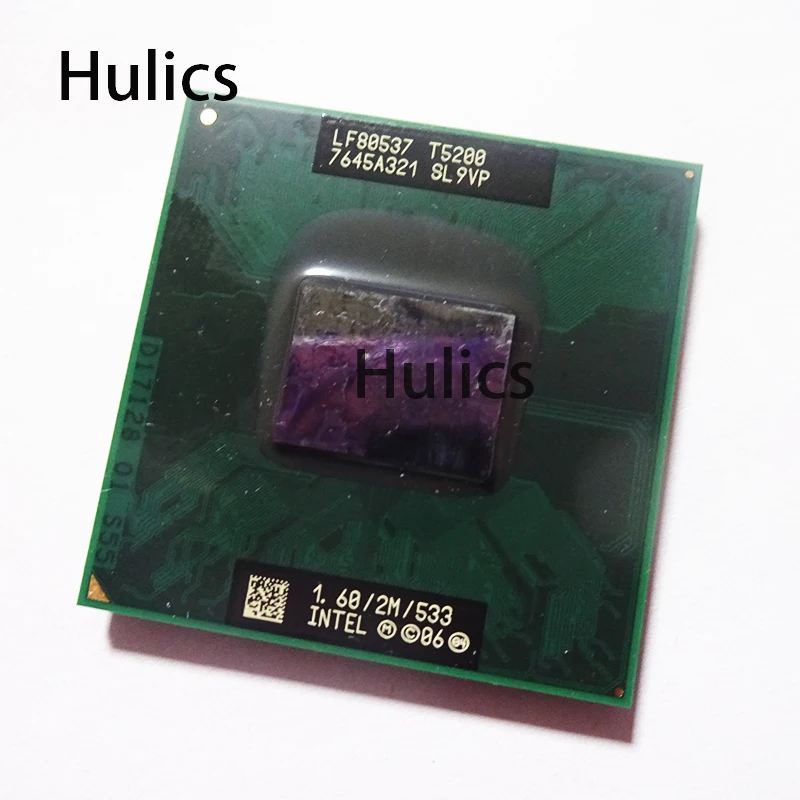Hulics оригинальный T4500 T5200 T5250 T5450 T5550 T5750 T5800 T5870 inter Процессор Бесплатная мягкие