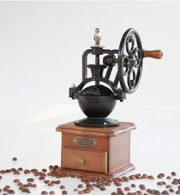 売却 手動コーヒーグラインダー機木製ハンドグラインダーコーヒー豆粉砕機ポータブルmolinilloカフェホームcoffeeware DA60YMJ