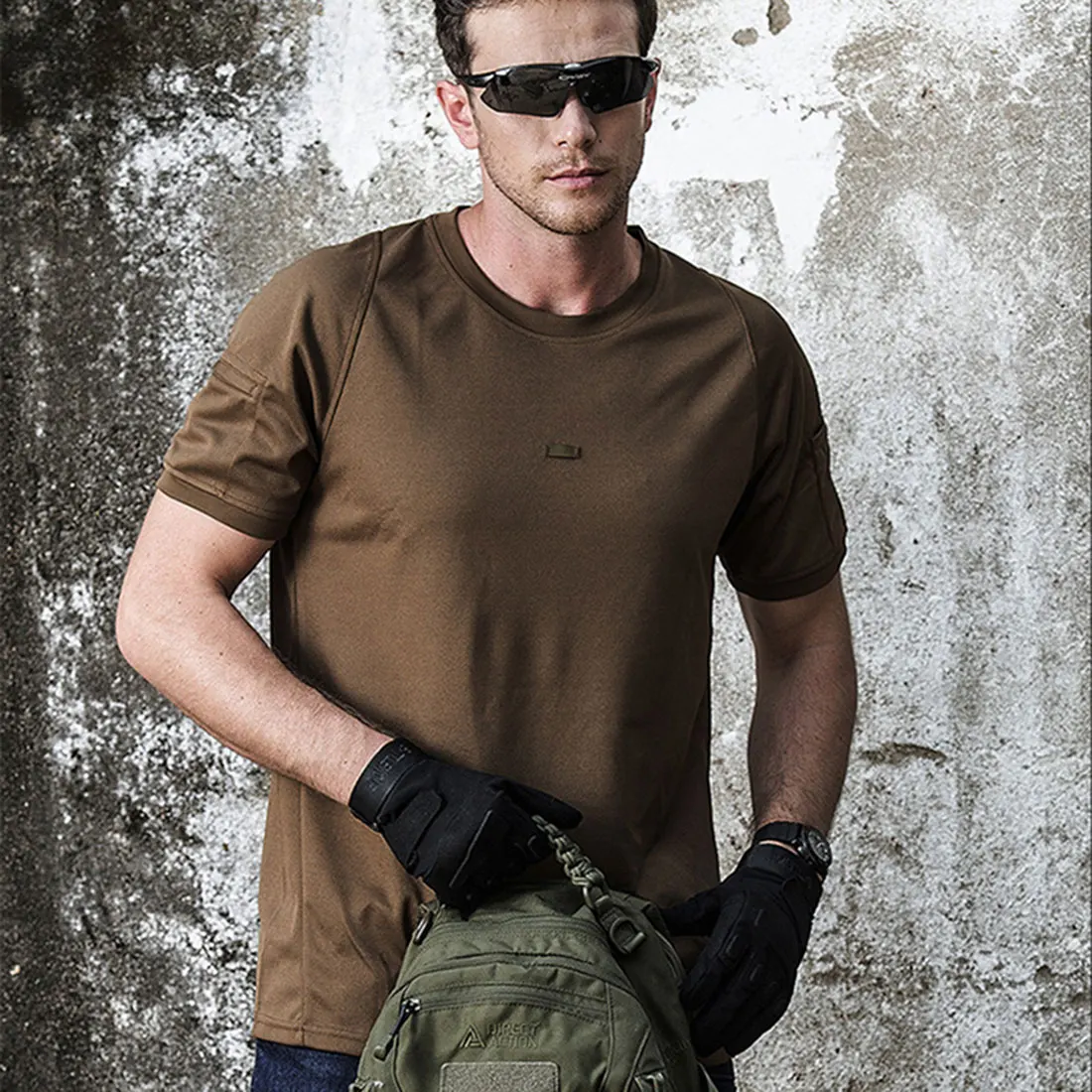 Idogear тактическая охотничья рубашка с коротким рукавом быстросохнущая футболка