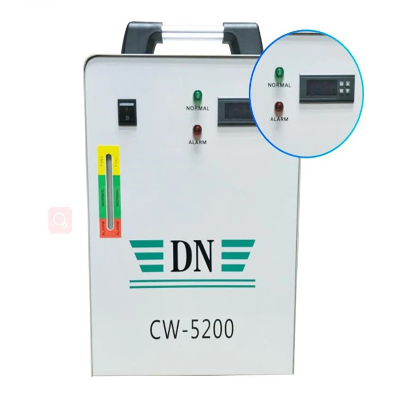 CW 5200 промышленный охладитель воды для ЧПУ/лазерного гравера гравировальных