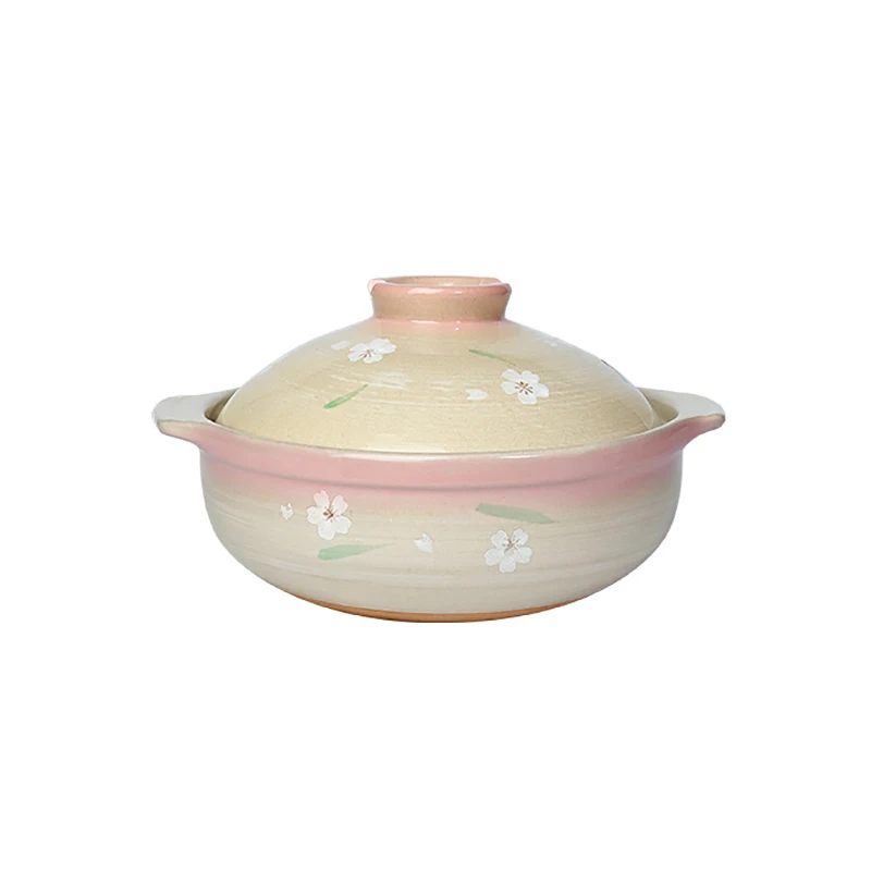 

Japanese Casserole Claypot Rice Multifunction Porridge Pot High Temperature Resistance for Gas Stove Cocotte Cookware ZY50SG