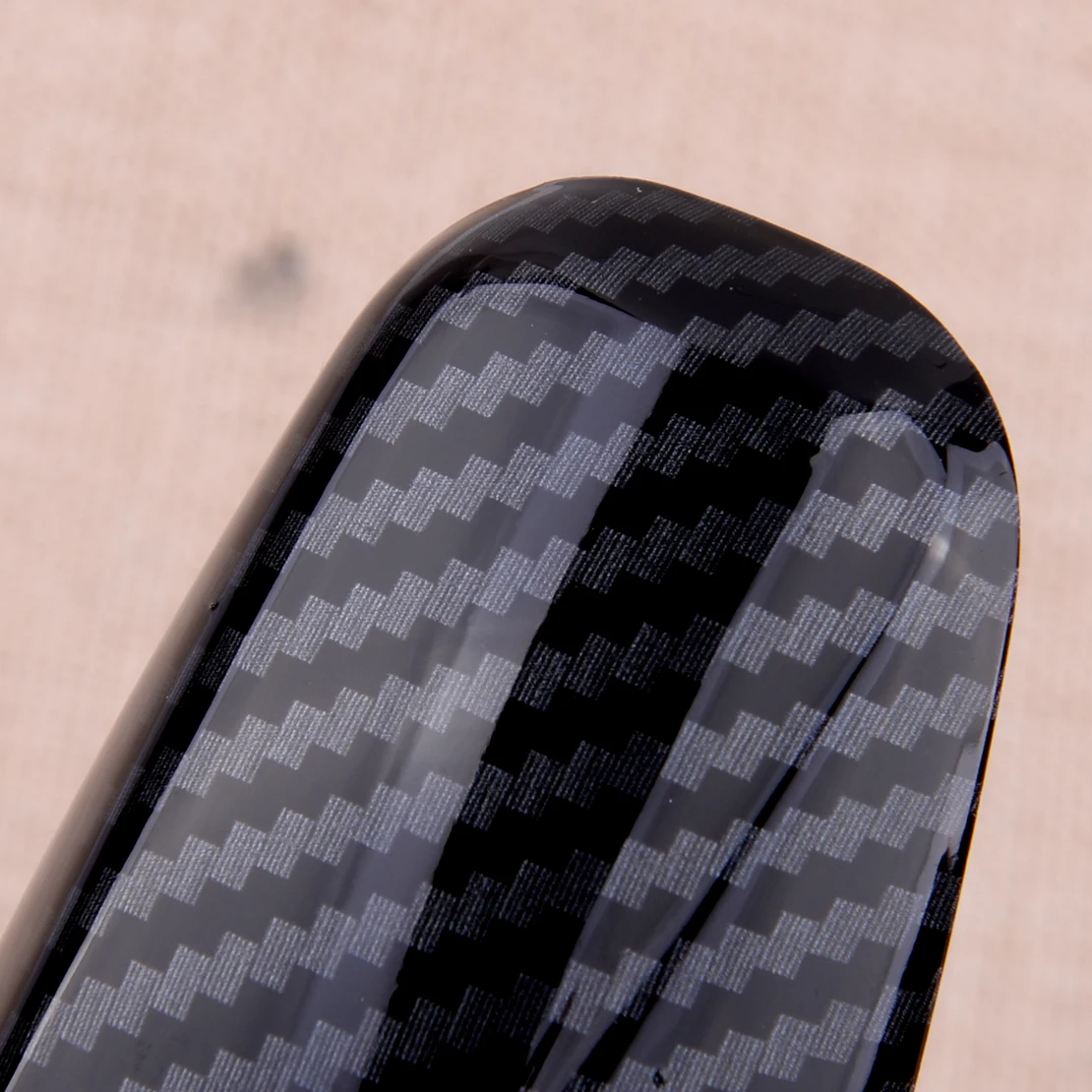 Автомобиль углеродное волокно стиль Внешняя дверная ручка литые крышки накладки