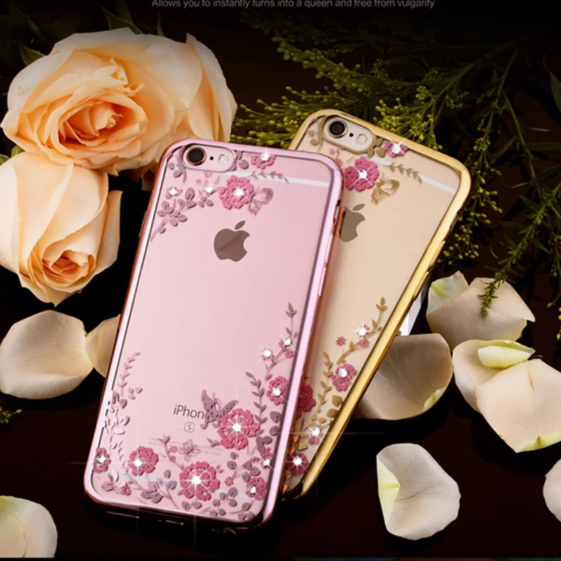 Новинка 2019 розовый блестящий чехол с рамкой и бриллиантами для iphone 6S 7 8plus X XS MAX XR