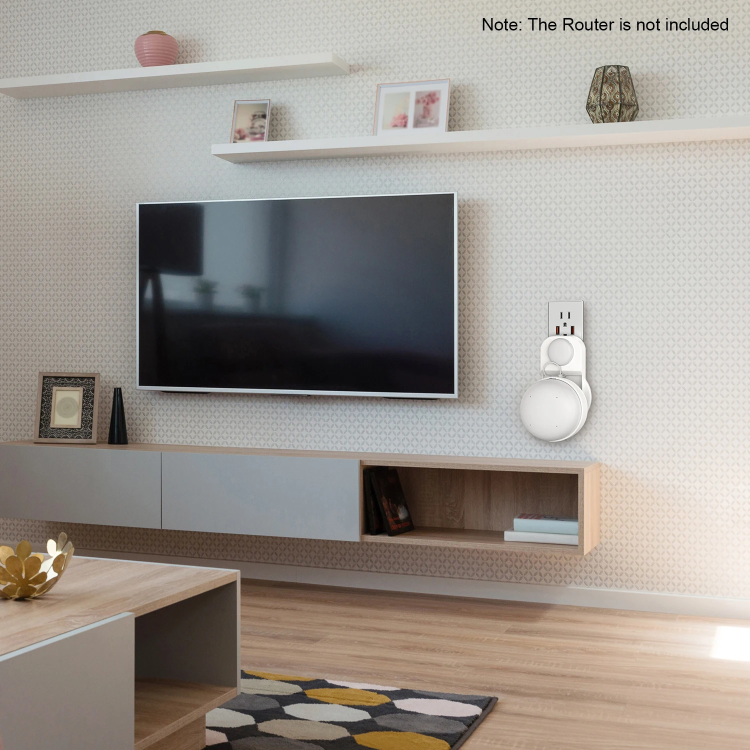 Настенный держатель для розетки Google Nest простая установка без провода винтов |