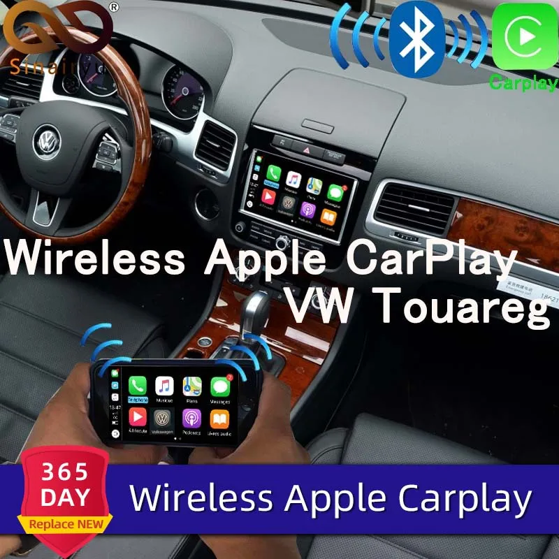 Sinairyu Wifi беспроводной Apple Carplay для 2010 2017 Volkswagen Toureg Golf с iOS13 Android зеркало авто в форме