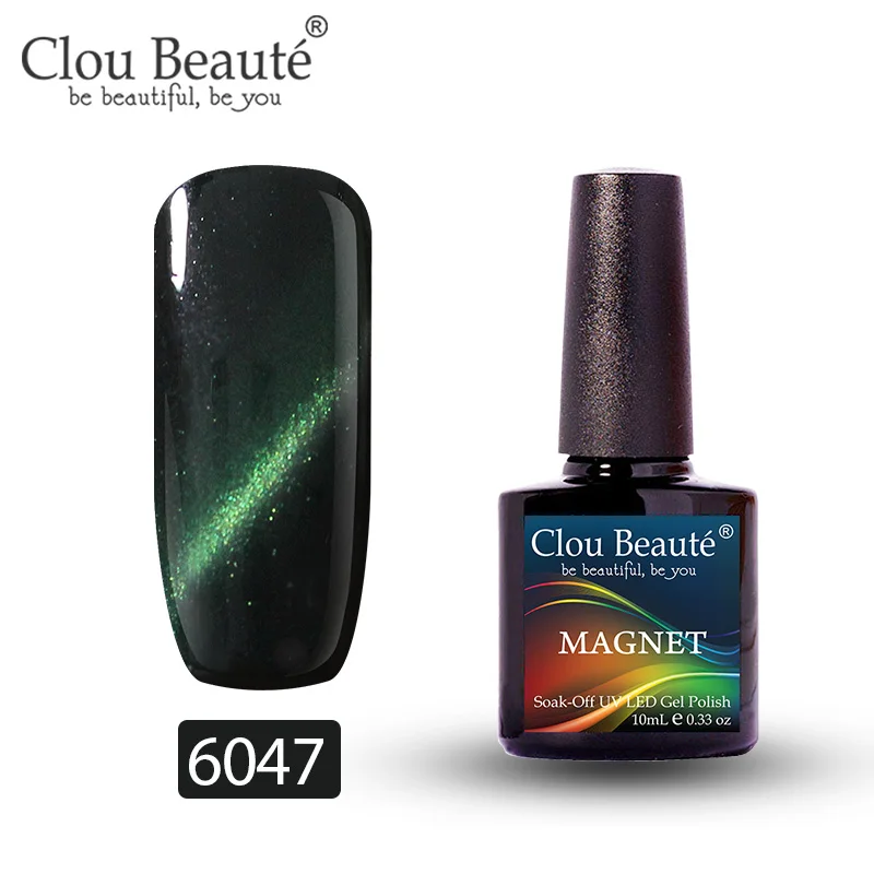 6047 Clou Beaute Гель-лак для кошачьих глаз 46 цветов маникюрный Декор гель лак для ногтей отмачиваемый лак для ногтей 10 мл Полупостоянный лак для ногтей - Цвет: 6047