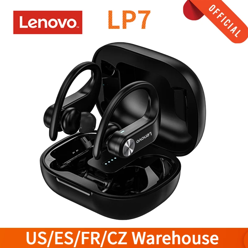 Оригинальные Водонепроницаемые беспроводные наушники Lenovo LP7 Bluetooth 5 0 с двойным