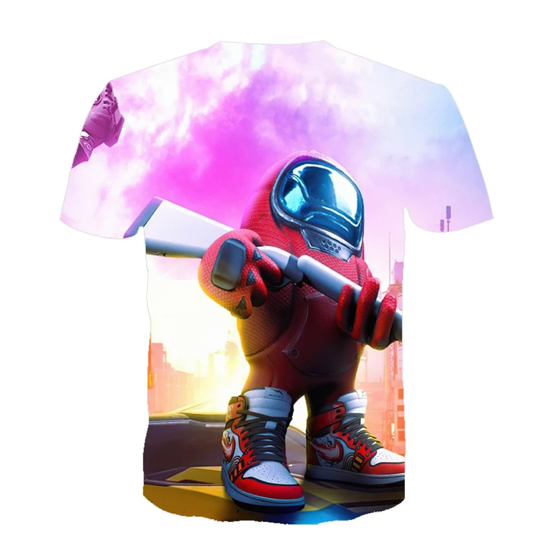 

Summer Game Among Us T Shirt Hip Hop Top Tees Harajuku Streetwear Video Game Street Style T-shirt Funny Cartoon Anime Tshirt