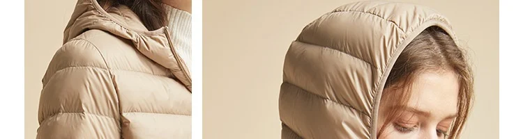 Xiaomi Yeation, женский пуховик, ультра-светильник, тонкий, новинка, Осень-зима, тонкий, короткий, теплый, белый, утиный пух, пальто, женская верхняя одежда