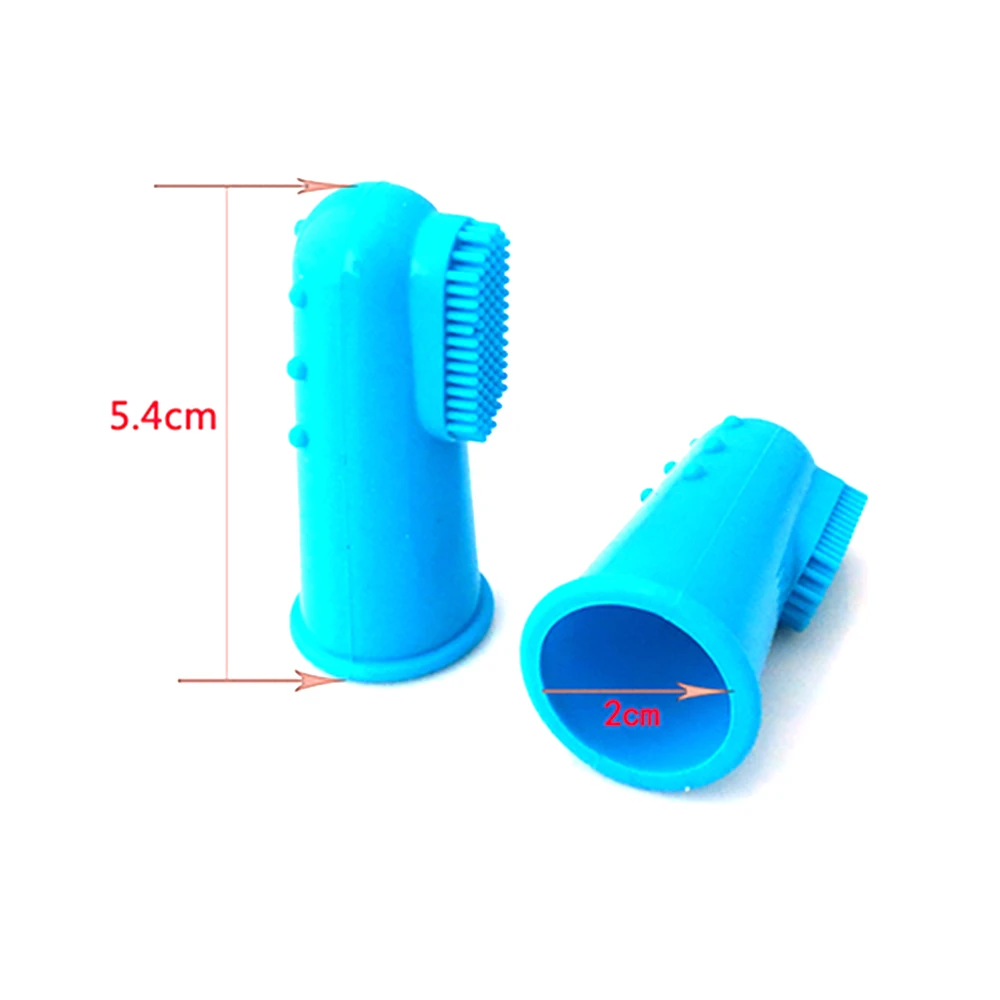 

Dog Toothbrushes Super Soft Pet Finger Toothbrush Teddy Brush Bad Breath Tartar Teeth Tool Dog Cat Cleaning Pet Supplies