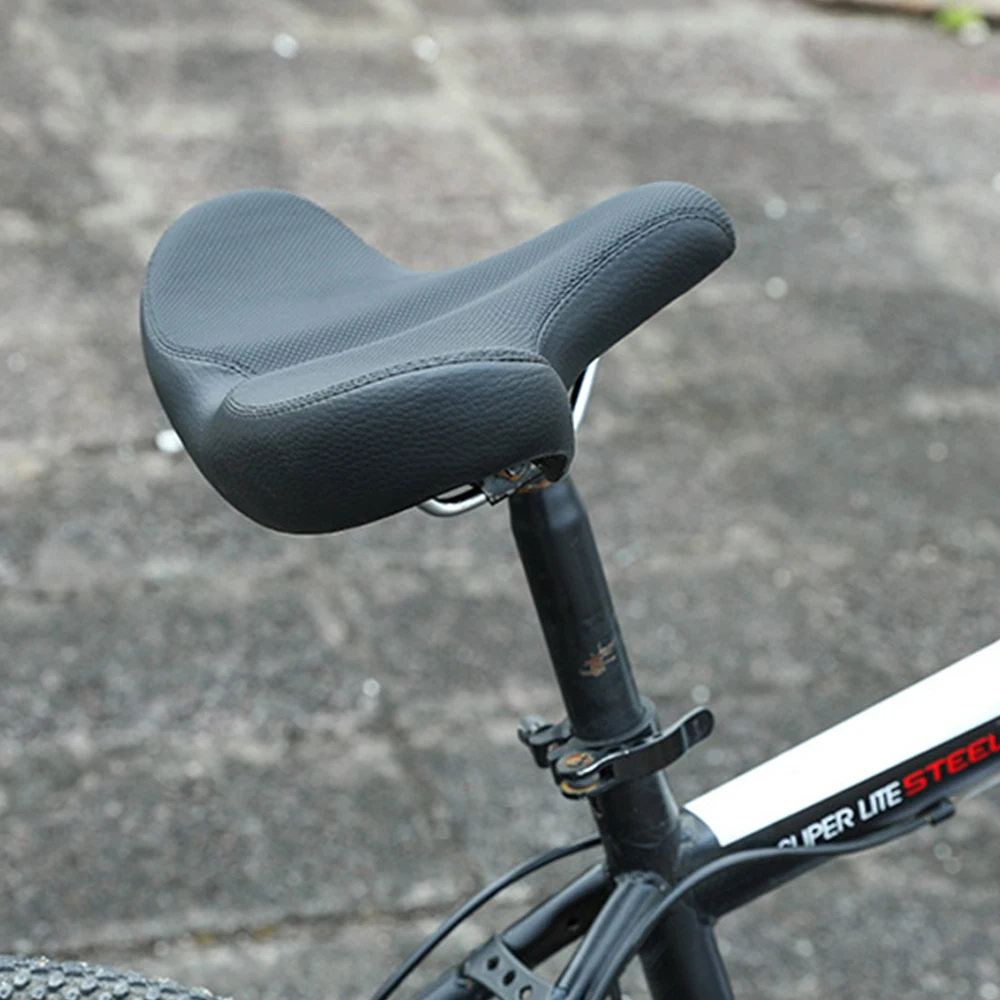 

Bicycle Saddle Cycling Big Bum wide Saddle Seat Road MTB Moutain Bike Wide Soft Pad Absorption Bike Seat Comfort cycling Cushion