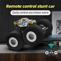 big wheel rc stunt car 2 4g soft sponge tires indoor vehicle model drift radio controlled buggy machine remote control cars toys