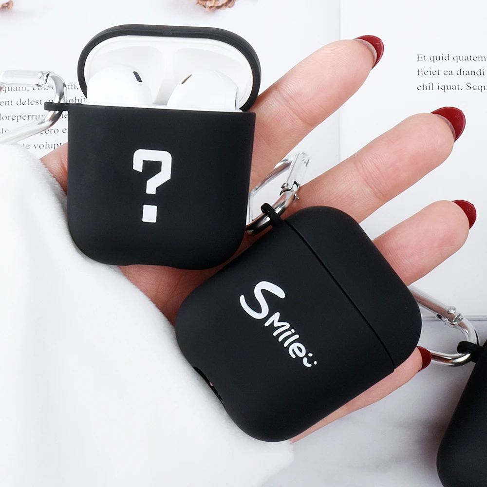 Мягкий матовый чехол для Apple Airpods 2 1 защитный Коробка Прекрасный шаблон протектор