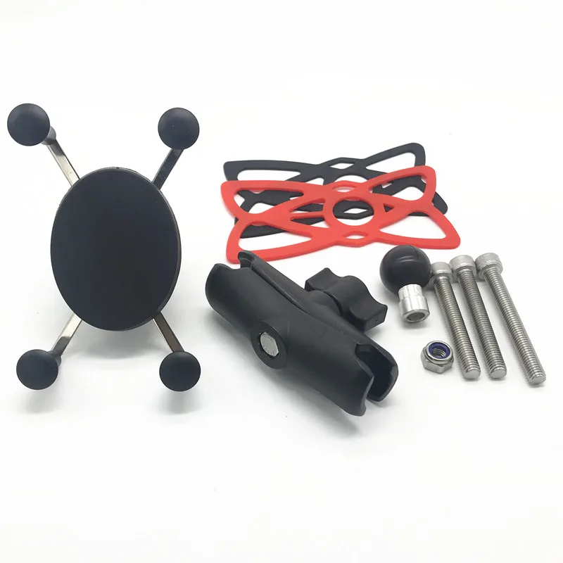 Зажимное основание для Руля Мотоцикла 1 дюйм 25 мм с винтами M8 держатель сотового