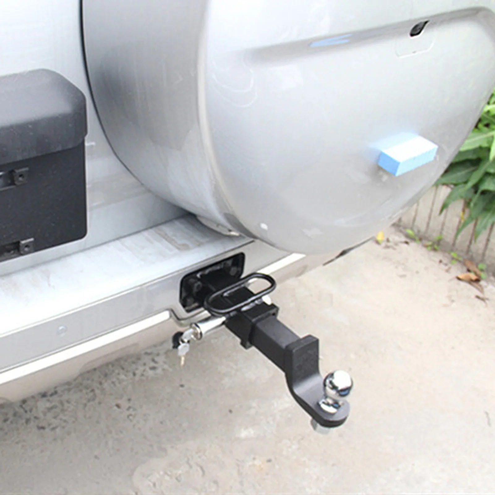 

General Auto Trailer Hook Adjustable 2-Inch Off-Road Modify Accessories Anti-theft Trailer Hitch Ball Mount Steel Tow Stow Hitch