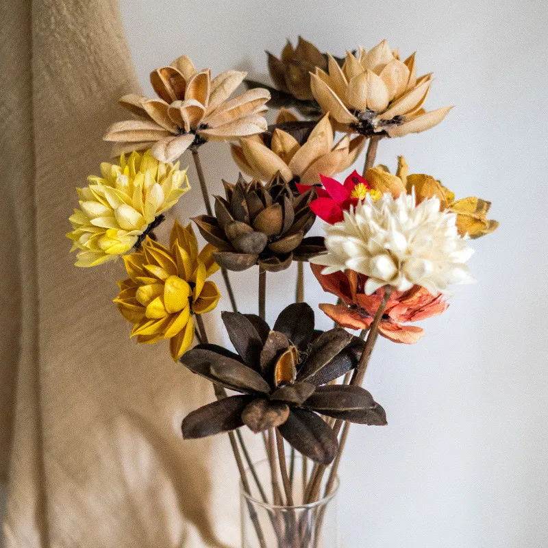 

2PCS Fresh Handmade Lotus Bauhinia Variegata Wedding Decoration Home Garden Mariage Bedroom Christmas Festival Decor