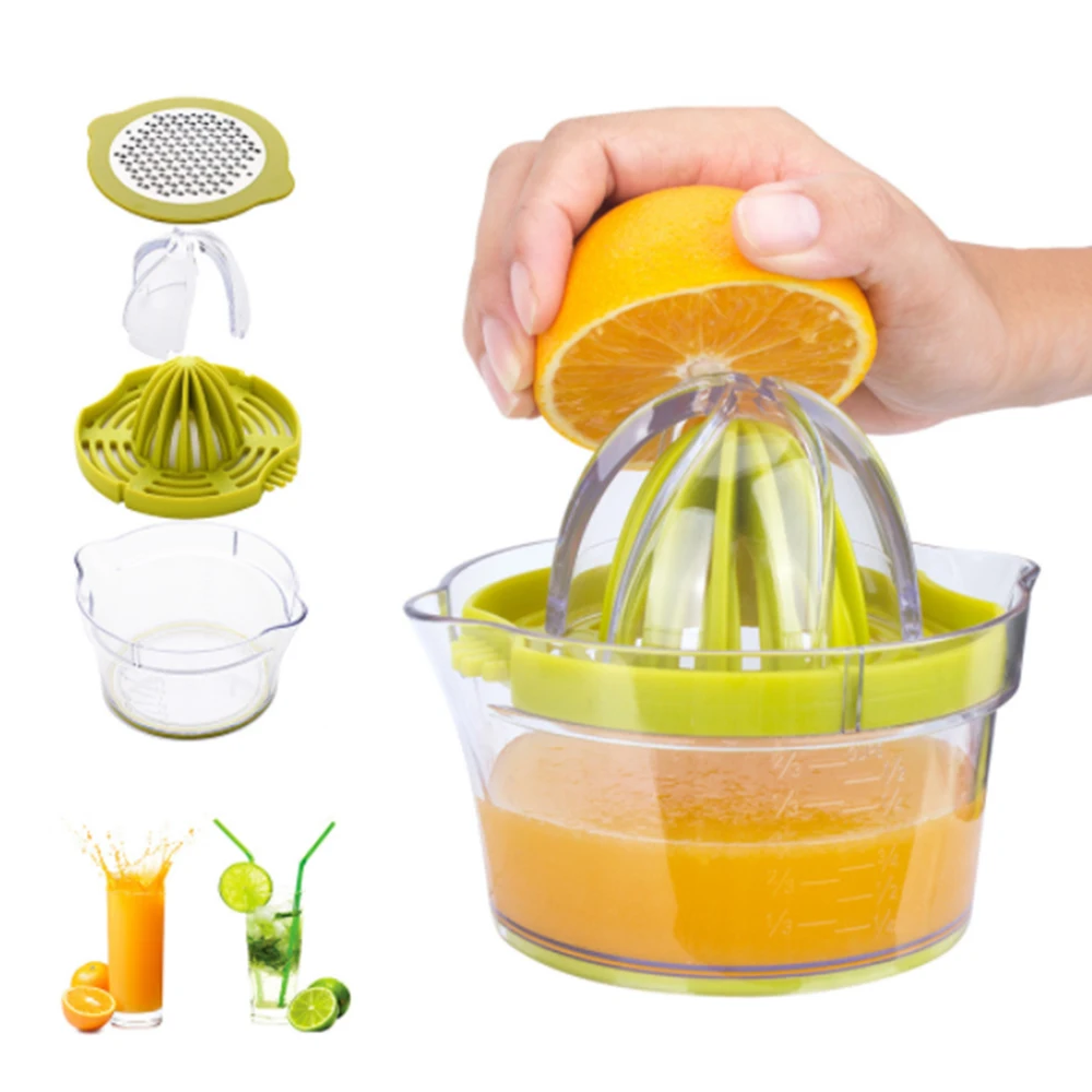 

Multifunctional Manual Juicer 4 In 1 Lemon Squeezer Orange Citrus Juicer With -in Measuring Cup Vegetable Fruit Hand Juicer1