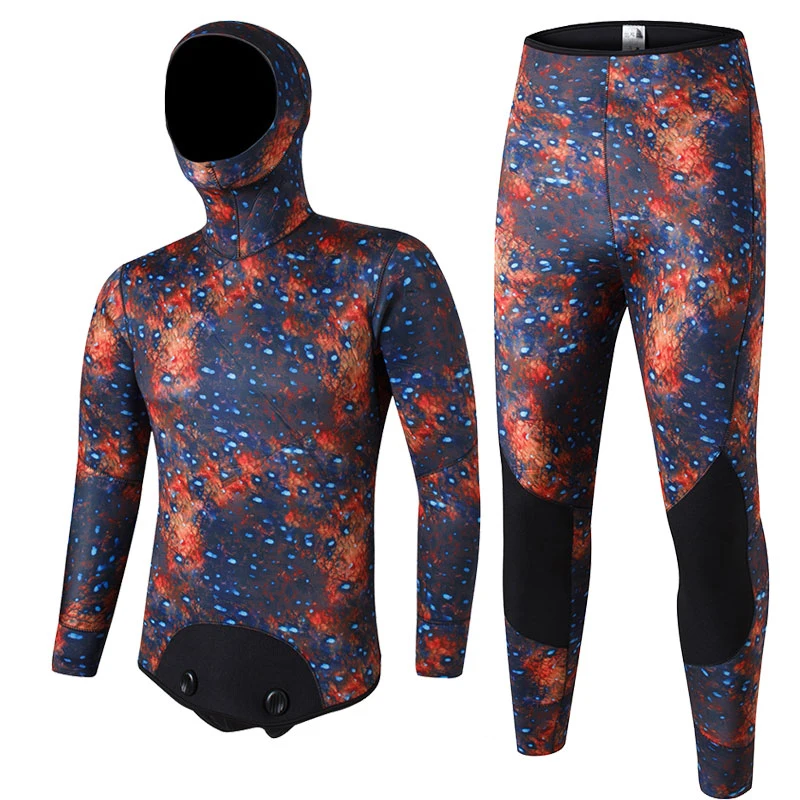 Гидрокостюмы мужские костюмы для подводной охоты гидрокостюм дайвинга 3 мм