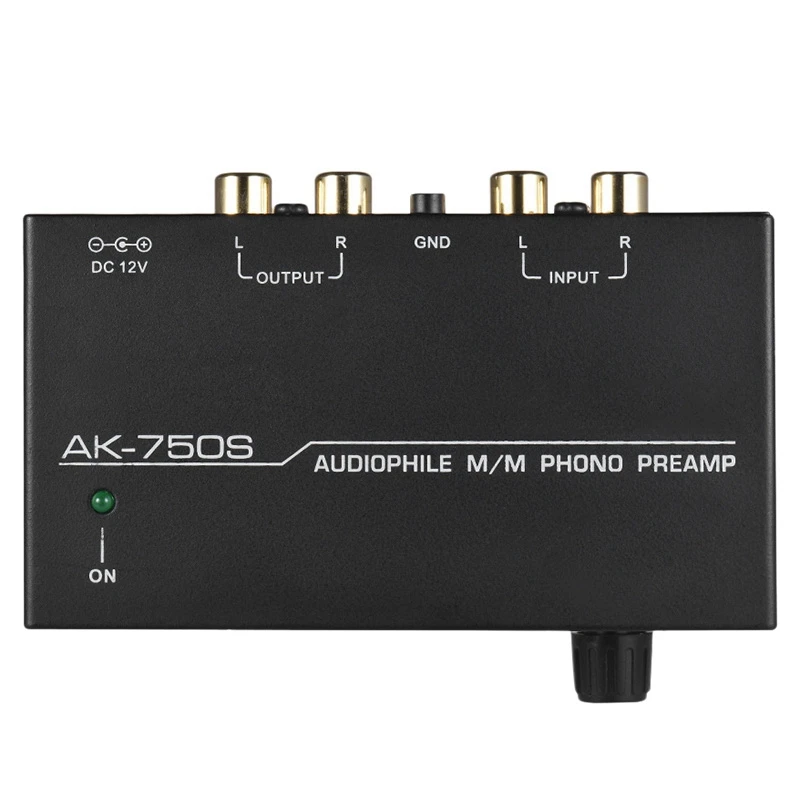 

Ak-750S Phono предусилитель аудио усилитель LP виниловый поворотный усилитель Rca вход и выход (штепсельная вилка США)