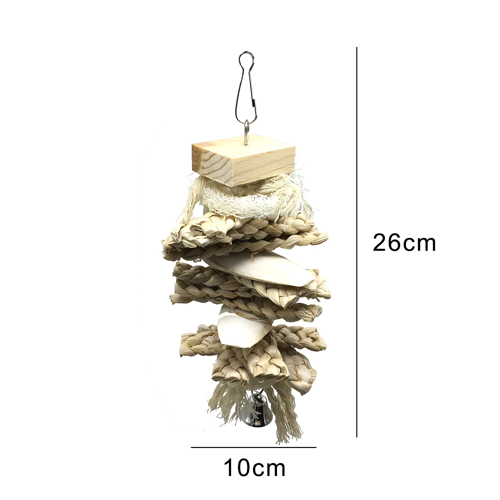 Животное Эко дружественный деревянный жевательный укус Забавный вязаный