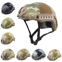 tactical helmet military camouflage fast helmet lightweight airsoft outdoor sport painball game cs protect equipment
