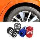 Автомобильные круглые клапаны, металлические автозапчасти для Ford Focu 2 3 Mk2 Mk3 St Line F150 Fiesta Mk7 Ranger Mustang, автомобильные аксессуары, 4 шт.