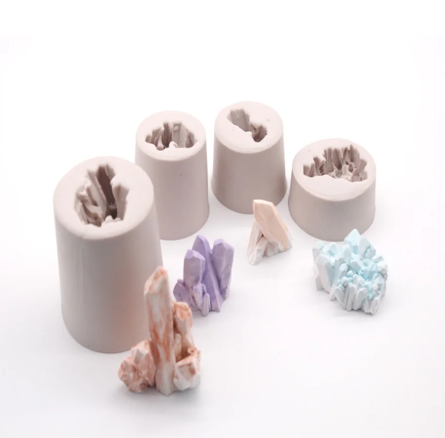 

Fondant cake silicone mold Aisu sugar coral sugar crystal column ice snow icicle iceberg DIY chocolate mold