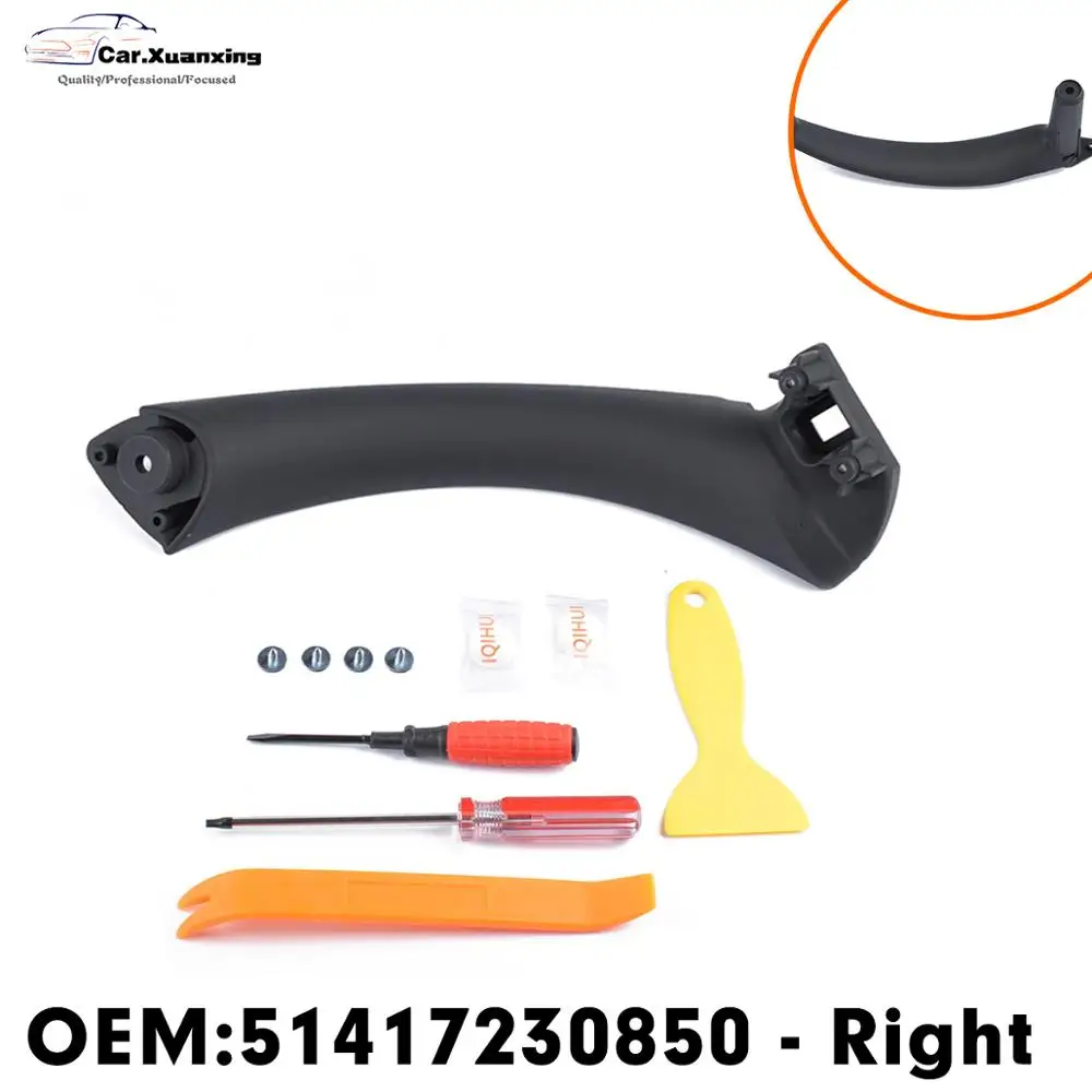 

For BMW 3 Right armrests 2004-2012 E90 E91 316 318 320 325 330 335 Car Doot Neira Handrail replacement Pieces Kit 51417230850