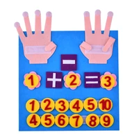 handmade felt finger numbers toy children educational toys novelty fingers numbers counting wool felt toy teaching aid diy craft