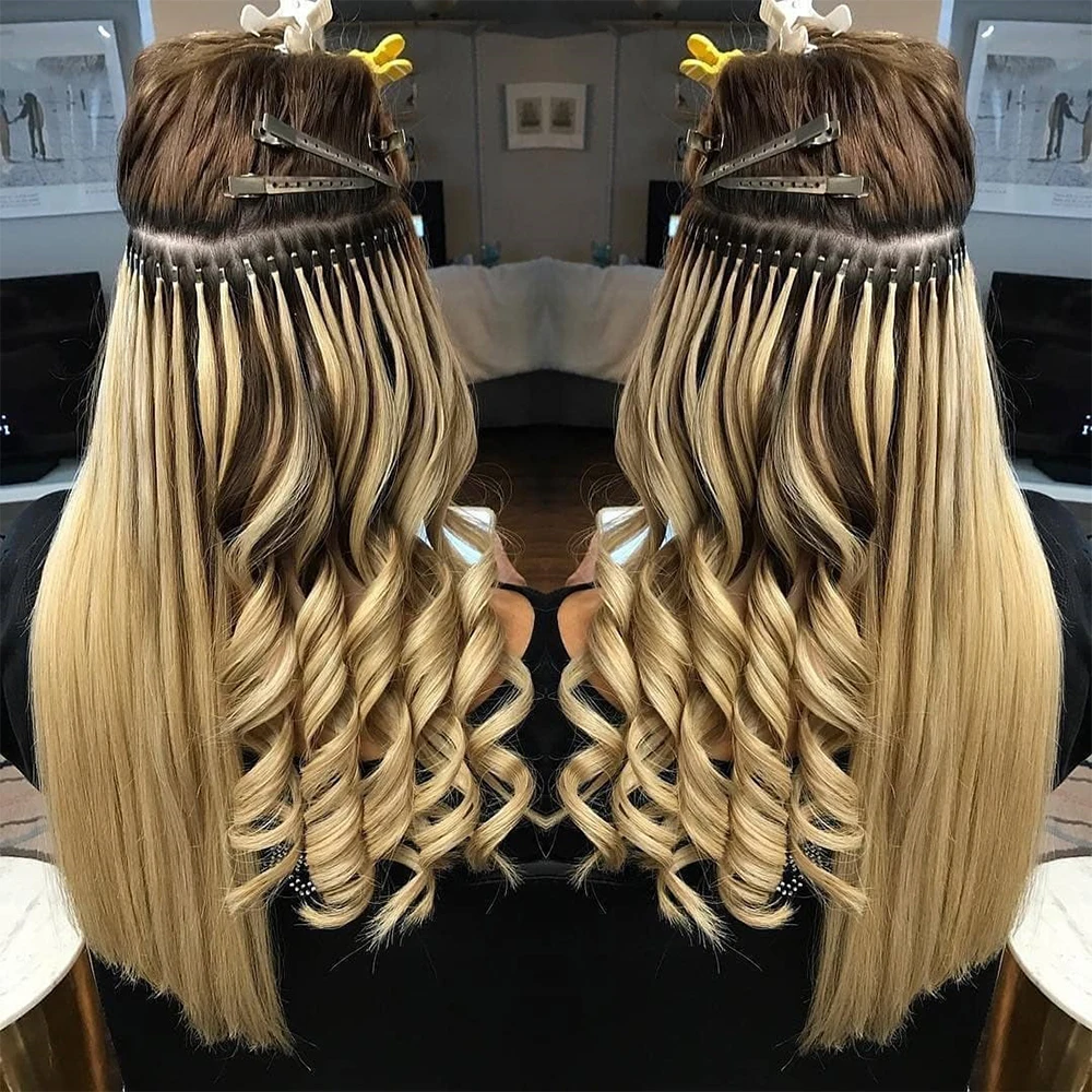 

Doreen Pre Bonded Keratin I Tip Hair Extension Human Hair Machine Remy Cold Fusion Hairpieces 50g/pack Natural Black